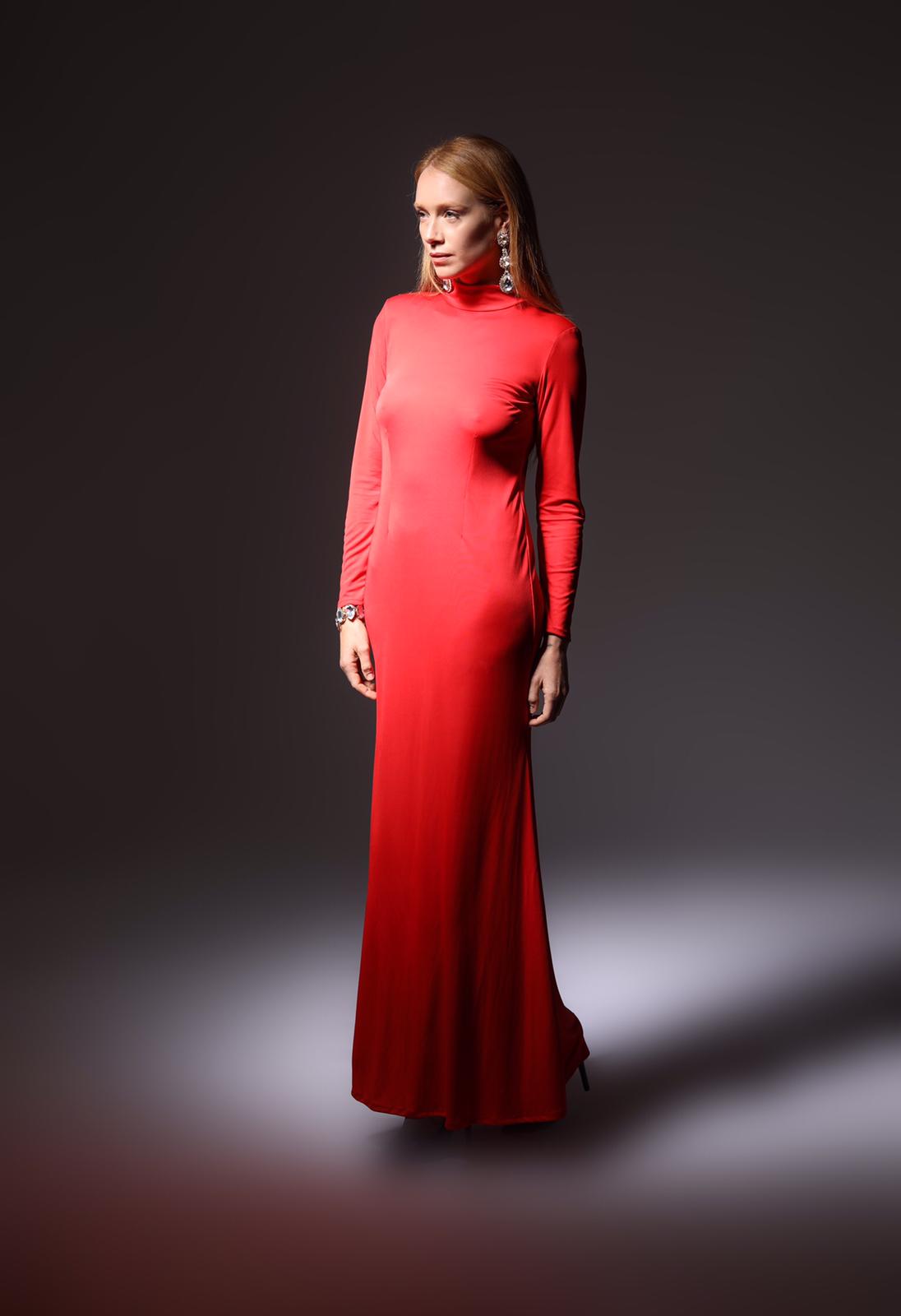Abito Lungo Rosso