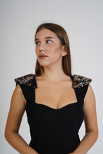 Carica l&#39;immagine nel visualizzatore di Gallery, Accessorio Spalline - Varianti: Nero Paillettes e Rosso pizzo
